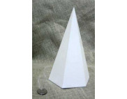 Геометричне тіло (гіпс) Піраміда велика 130x130x190мм