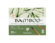 Альбом-склейка д/акв.250г др.зерно бамбук 100% Bamboo Clairefontaine 20арк.А6