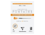 Альбом-склейка д/акв.300г сер.зерно 100% бав Fontaine Clairefontaine 12арк.А4