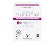 Альбом-склейка д/акв.300г др.зерно 100% бав Fontaine Clairefontaine 12арк.А3