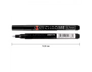 Маркер перм.на спирт.осн.кругл.наконечн Chrome Santi .0,7мм Дзеркльн.Ефект СРІБЛО