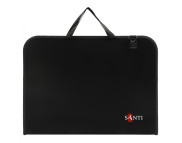 Папка-сумка пластикова Santi 49,7х37х3см А3 ЧОРНА