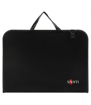 Папка-сумка пластикова Santi 49,7х37х3см А3 ЧОРНА