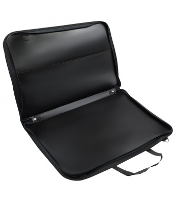 Папка-сумка пластикова Santi 49,7х37х3см А3 ЧОРНА