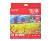 Набір кол. олівців. "Highly Pro" Santi в картон кор. 24кол