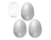 Фігурка ЯЙЦЕ (пінопласт) Santi h6см (3шт.)