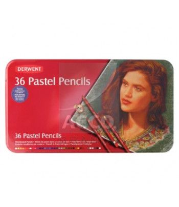 *Набір пастельн. олівців."Pastel Pencils" Derwent в мет.кор. 36кол