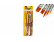 Набір пензлів середн.жорсткості волос синтетика Peppy Pinto 5шт. (№ 4, 6, 8, 10,12)