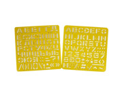 Набір трафаретов декоративн.13х13см 2шт. БУКВЫУКР.+АНГЛ.+(РУССК..) И ЦИФРЫ