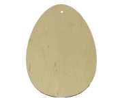 !9 Фігура різьблена для декору з підвісом ПАСХАЛЬНЕ ЯЙЦЕ (фанера) 5,2х7см