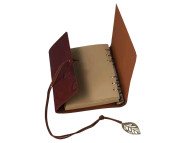 Блокнот д/начерків обкл.єкошкіра 10,5х15см А6 КРАФТ