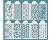 Трафарет декоративний 26,5х11,5см у асортименті