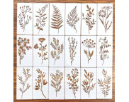 Трафарет декоративний 7,5х15см у асортименті