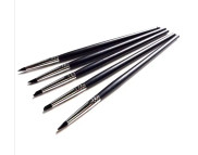 RR Пензель гумовий (силіконовий) ручка чорна у асортименті