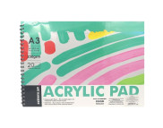 Альбом(спіраль) д/акрилу 230гр обкл.м'яка Art rangers 20арк.29,7х42см А3