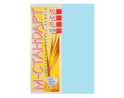 RR Папір кольоровий 80г М-Стандарт А4  БЛАКИТНИЙ