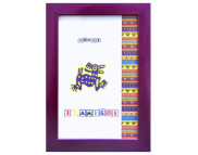 *210х300мм шир.16мм Рама пластикова зі склом багет плоск."33 Amigos" ФІОЛЕТОВА