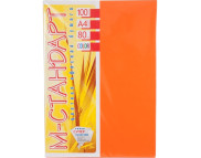 RR Папір кольоровий 80г М-Стандарт А4  ПОМАРАНЧЕВИЙ