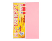 RR Папір кольоровий 80г М-Стандарт А4  РОЖЕВИЙ