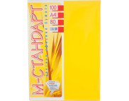 RR Папір кольоровий 80г М-Стандарт А4  ЖОВТИЙ ТЕМНИЙ