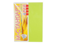 RR Папір кольоровий 80г М-Стандарт А4  ЛАЙМ