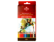 *Набір акв.олівців "Рыбки" Mondeluz Koh-i-Noor стерж.d 2,8мм в картон.кор. 24шт.