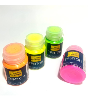 RR Фарба акрил."Triton" Solo Goya Kreul 20мл(фасов.ЛХ)| ФЛЮОР ОРАНЖЕВИЙ