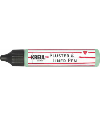 Контур универсальный опухающий (стирка до 40*С) "Pluster Liner Pen" Kreul 29мл|МЯТНЫЙ