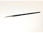 Пензель середн.жорсткості КРУГЛИЙ,волос синтетика іміт.червон.соболя,Kreul.ручка коротка чорна №1