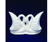 Лебединая пара керамические белые для декорування h85мм