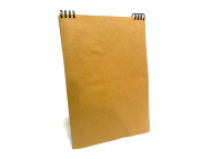 Блокнот(спіраль) д/начерків 70гр вертик.б/обкл.на підкладці 20арк.А4 КРАФТ