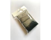 *RR Набір вовни кардочесаної для валяння 20г| №36 ВІДТІНКИ СІРОГО