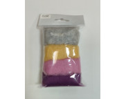 *RR Набір вовни кардочесаної для валяння 20г| №39 НІЖНИЙ