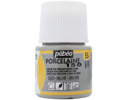 Фарба по порцеляні та кераміці на водн.осн.(випал 150*С) "Porcelaine" Pebeo 45мл СІРИЙ