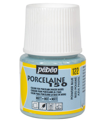 Фарба по порцеляні та кераміці на водн.осн.(випал 150*С) "Porcelaine" Pebeo 45мл КРЕЙДЯНИИЙ СИНІЙ