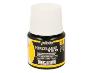 Фарба по порцеляні та кераміці на водн.осн.(випал 150*С) "Porcelaine" Pebeo 45мл  МЕРЕХТЛИВИЙ ЧОРНИЙ СЛАНЕЦЬ