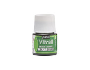 Фарба лакова по склу та металу прозора (час сушки 8год.) Vitrail Pebeo 45мл|ШАРТРЕЗ