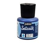 Фарба по світл.тканинам, розтікається "Setasilk" Pebeo 45мл ЦИГАНСЬКИЙ СИНІЙ