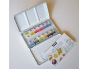 Набір акварельн фарб у кюветах|"Fine" Pebeo 12кол у метал.кор.