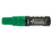Маркер лакуючий покривн.на олійн.основі скошен.наконечн."4Artist" Pebeo 8мм ЗЕЛЕНИЙ ТЕМНИЙ