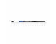 !Пензель м'який КРУГЛИЙ,волос білка,Rosa Studio ручка коротка чорно-блакитна 211 №2