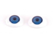 ЗНЯТІ З ВИР-ВА Очі для ляльок (пластик) 11мм БЛАКИТНІ /пара