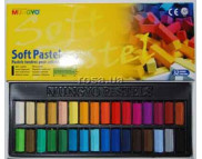 Набір сухих кольоров.пастелів м'як.Mungyo 1/2 MPS у картон.упак .32кол