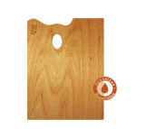 *Палітра дерев'яна.промаслена ергономічна прямокутна Rosa Gallery 30х40см