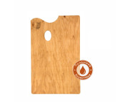 Палітра дерев'яна.промаслена ергономічна прямокутна під етюдн.франц.типу Rosa Gallery 45,5х28,5см