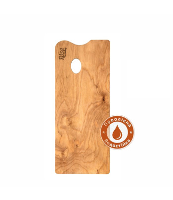 Палітра дерев'яна.промаслена ергономічна прямокутна під етюдн.франц.типу Rosa Gallery 45х18,5см