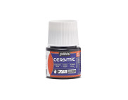 Фарба-емаль лакова непрозора (час сушки 8год.) Ceramic Pebeo 45мл  СЕВРСКИЙ СИНІЙ