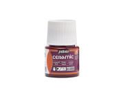 Фарба-емаль лакова непрозора (час сушки 8год.) Ceramic Pebeo 45мл  РУБІНОВИЙ