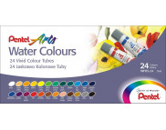 Набір акварельн фарб в тубах Pentel Water Colours 5млх24кол