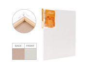 *40х60 Полотно/підр.БАВОВНА 335г сер.зерно,акрил.грунт натяж.задня Unico Light